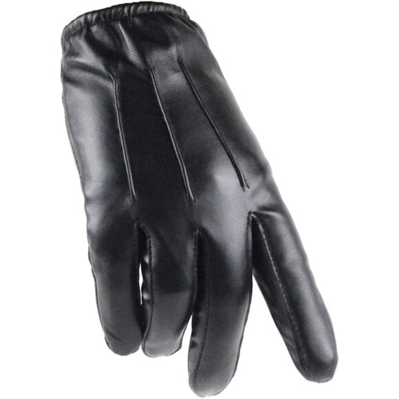 Long Keeper Men Leather Touchscreen Gloves Winter Driving Warm Wrist Gloves - Picture 2 of 7